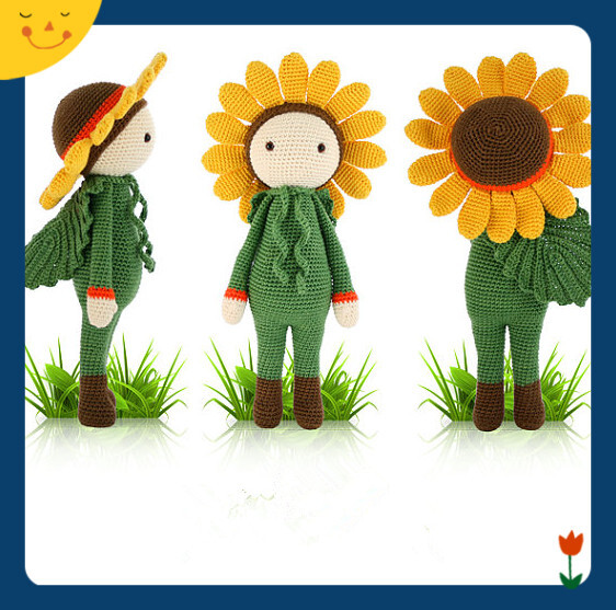 太阳花娃娃中文图解 如果喜欢可以点击我的淘宝店铺:午后阳光工作室 全5款