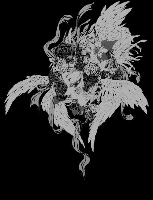 黑白杂图 忘川之上，桑梓之下。