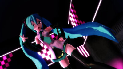 3D 初音 V家族 二次元 动漫 萝莉 双马尾