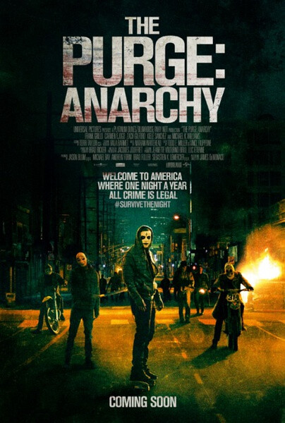 [灰]。人类清除计划2：无政府状态 The Purge: Anarchy - 某个周六午睡醒来 -.- 和某人在bilibli上看了这部 难得我1没看过直接看2... 听某人说1不好看啊神马的... 浪后这个2怎么说呢 感觉故事整体大背景还挺新鲜的 0 0 但是有些人设有点小烦 -&amp;quot;- 恩...大概是这样~