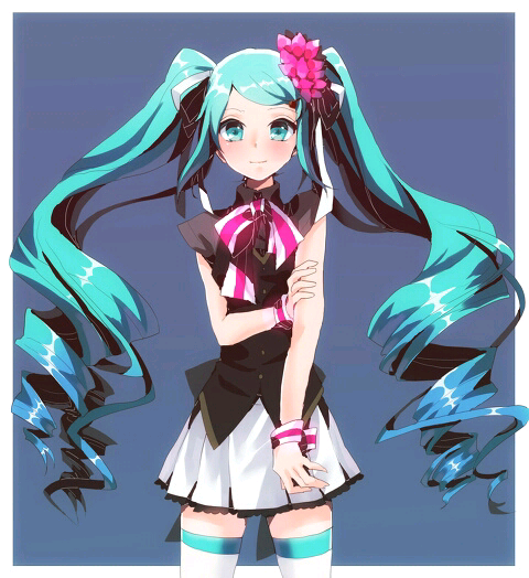 卷发初音