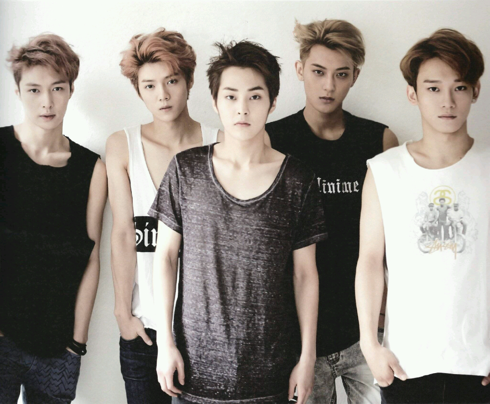 EXO 张艺兴 lay 鹿晗 luhan xiumin 黄子韬 tao 金钟大 chen