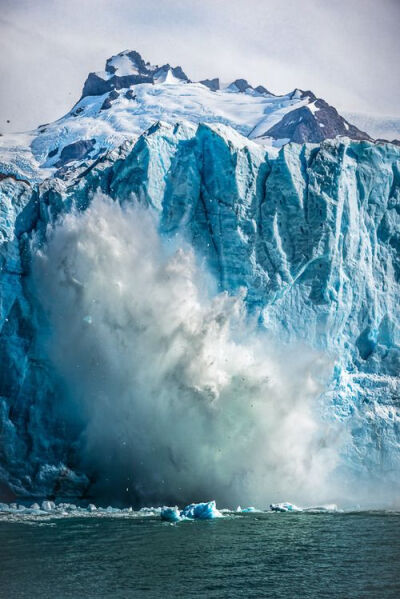 阿拉斯加冰川。