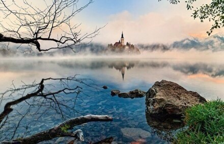 【未必】斯洛文尼亚的梦之岛，欧洲最美丽的角落之一，好安静。