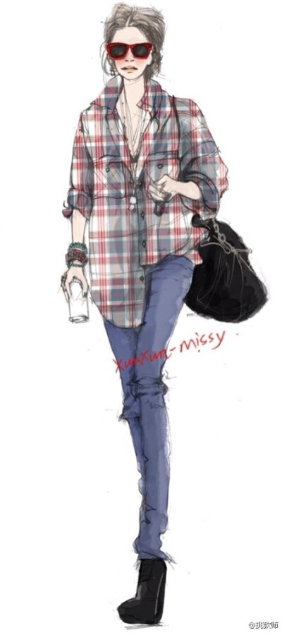 手绘 服装 搭配