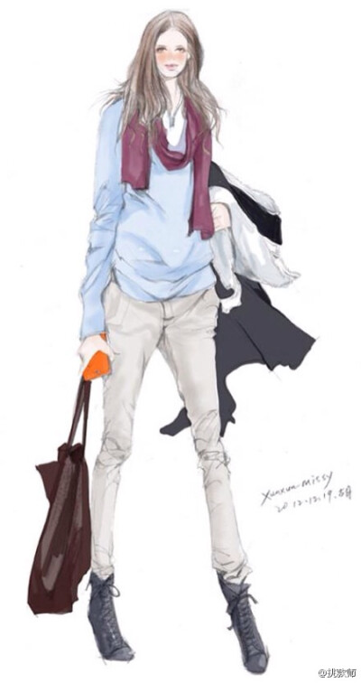 手绘 服装 搭配