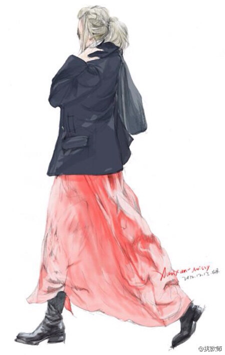 手绘 服装 搭配