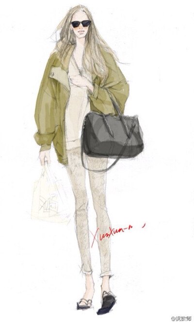 手绘 服装 搭配