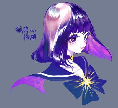 「Sailor saturn」 「PIGEON」のイラスト