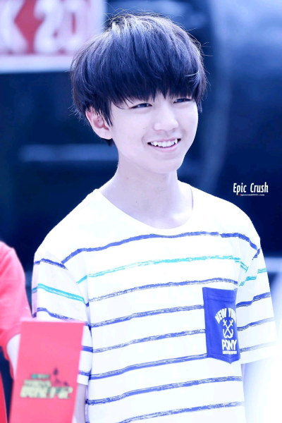 TFboys 队长 主唱 门面担当，王俊凯