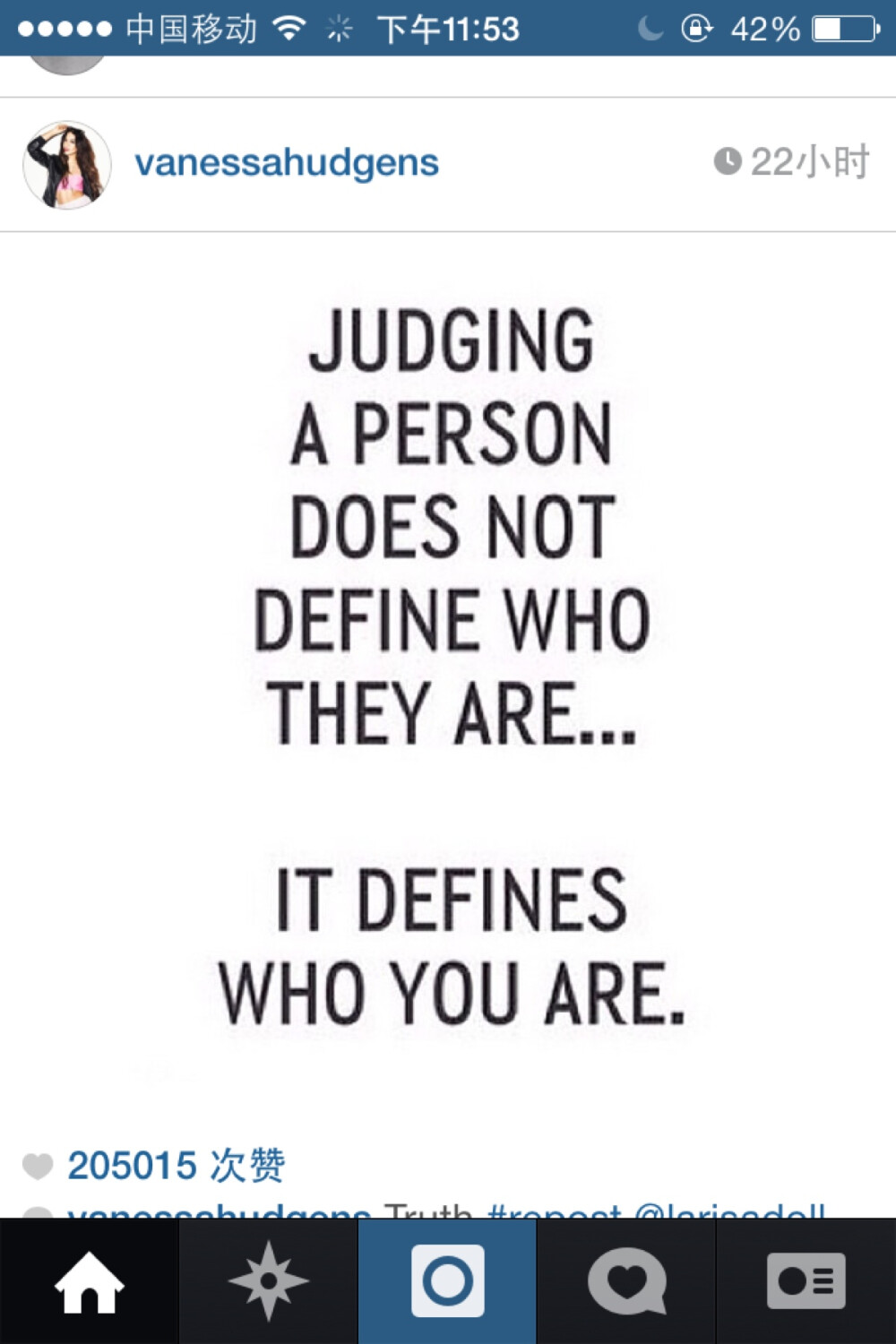 Don't judge people.