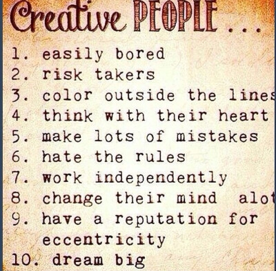 Creative people