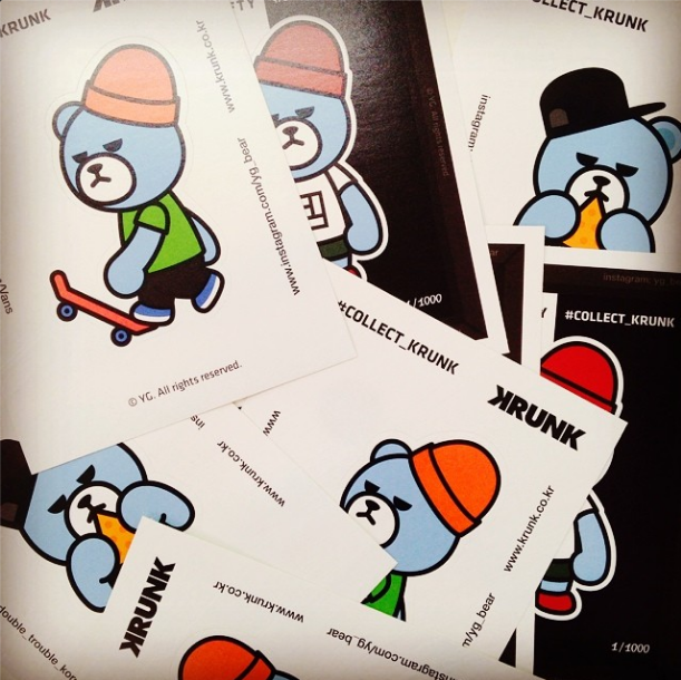 New sticker projects are comin’ at ya! Hope you find me and get me. #collect_krunk #krunk #collaboration #sticker #edition #seoul #fifth #sixth #seventh