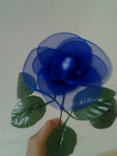 丝网花 蓝玫瑰