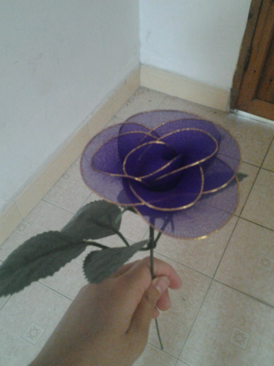 丝网花 紫玫瑰