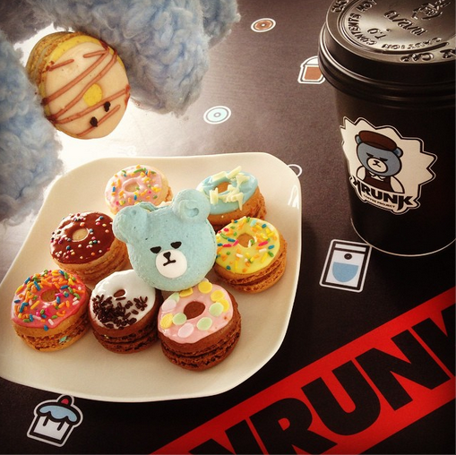 Oh you sweet thing. I'm opening a cafe tomorrow. Get your self a treat here. #krunk #cafe with #coffeeproject #opening #20140826 #dongdaemun #lottefitin #9f #klive #macaron #honeydutchlatte #마카롱 #허니더치라떼 #instafood #instadessert #dessert #먹스타그램