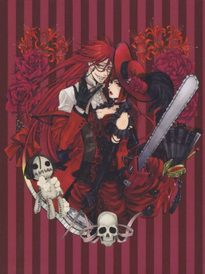 Black Butler 黑执事 格雷尔·萨特克利夫 安洁莉娜·达雷斯（通称红夫人）