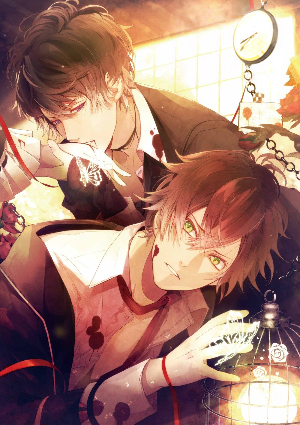 魔鬼恋人 DIABOLIK LOVERS 无神琉辉 逆卷绫人 壁纸