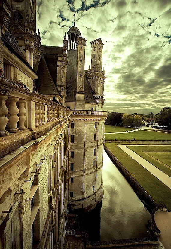 Sunset At Chateau du Chambord, France