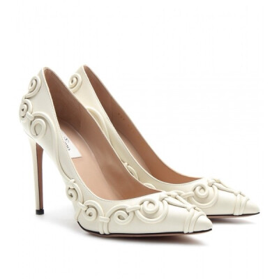 Valentino Intrigate Leather Pumps