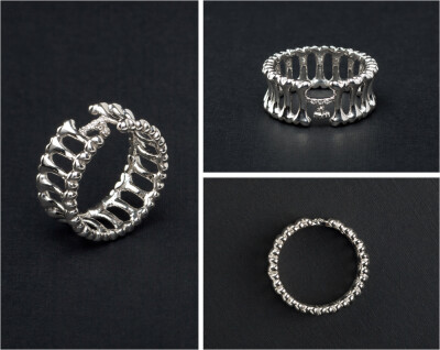 李弘基 #SkullHong#Jewelry＆Nail Line--Jewelry# Skullhong Bone Ring