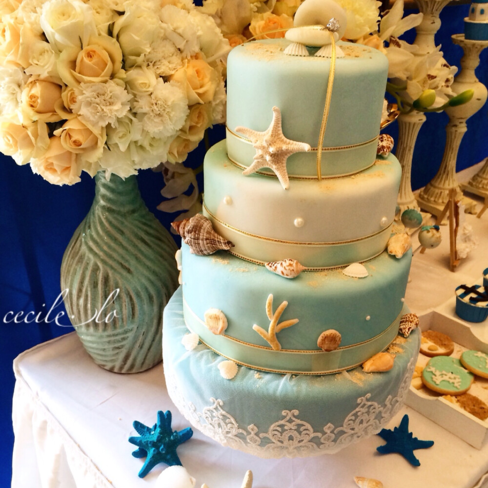 Fondant cake* wedding cake II