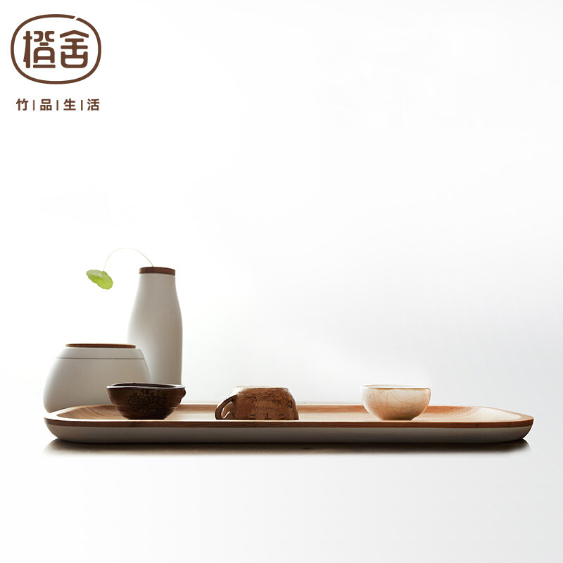 #茶盤(pán)#【橙舍】印記·小茶托：竹小茶托竹制干泡茶盤(pán) 功夫茶道用具 竹產(chǎn)品/竹制品 創(chuàng)意家具/家居 竹 生活 原創(chuàng)-----人生就像年輪，一圈圈刻下歲月的痕跡，在這茶香滿意里，靜看流年似水！