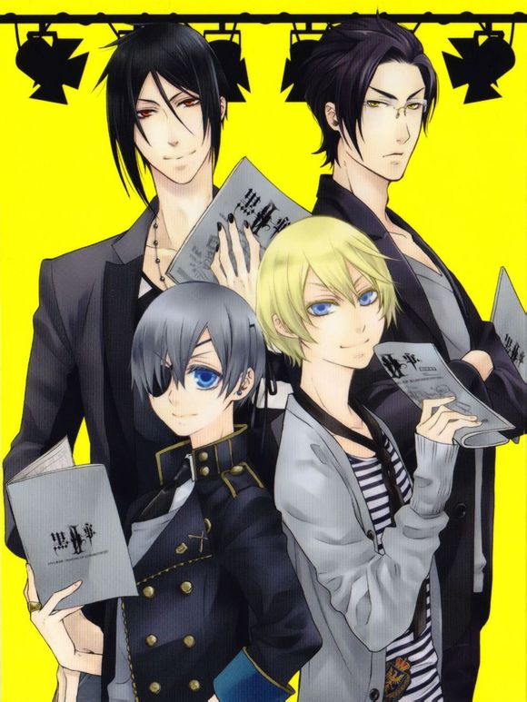 Black Butler 黑执事 塞巴斯蒂安·米卡艾里斯 夏尔·凡多姆海威 阿洛伊斯·托兰西（阿洛伊斯·特兰西）