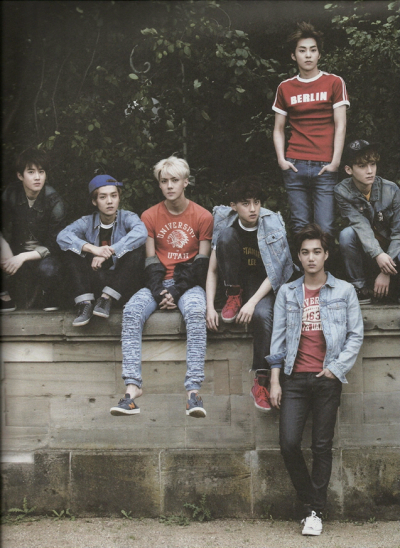 EXO CHEN 金钟大 Kim Jong Dea 鹿晗，嘟景秀，金俊勉，金钟仁，吴世勋