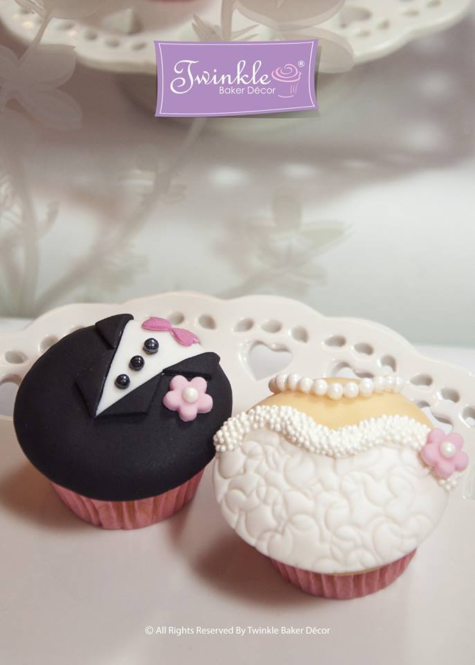 西式婚禮Cupcake @Twinkle Baker Decor