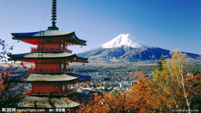 富士山远眺