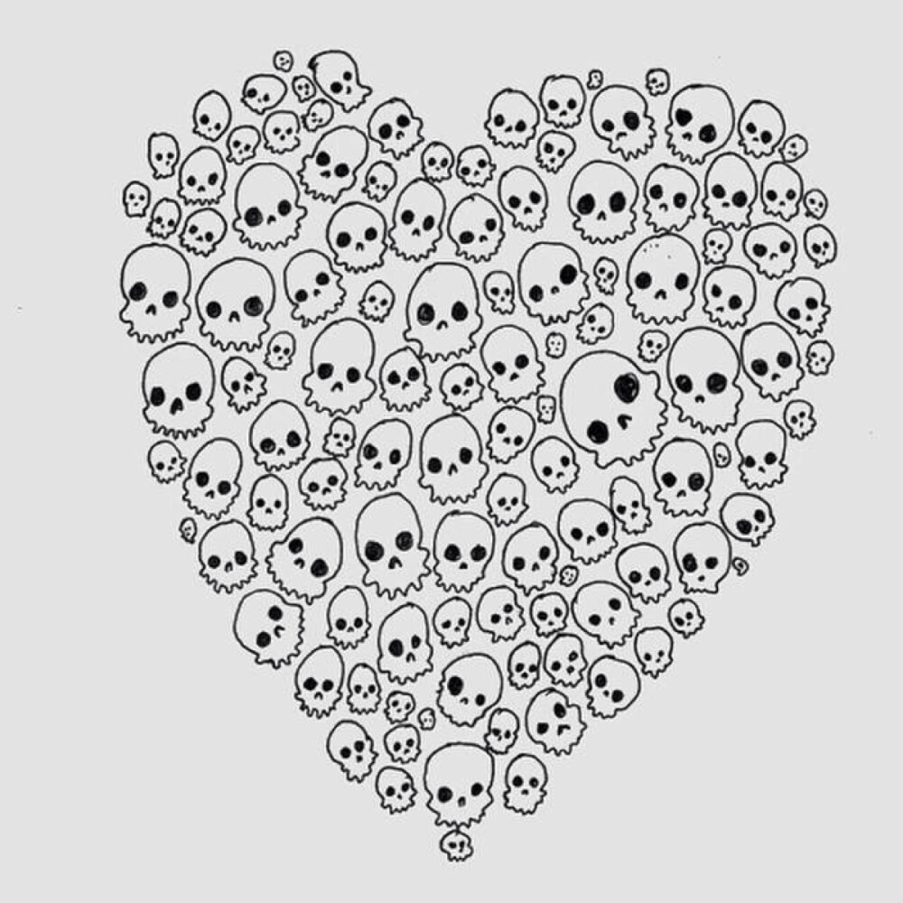 skull heart