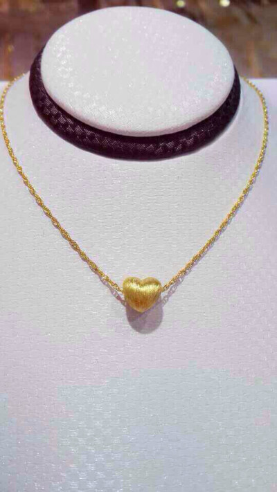 3D千足金，心扉吊坠