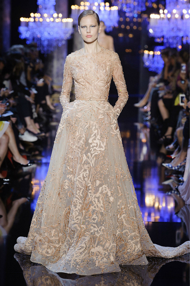 eliesaab婚纱礼服裙子时尚