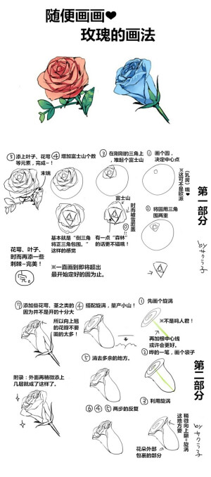 水彩——玫瑰花