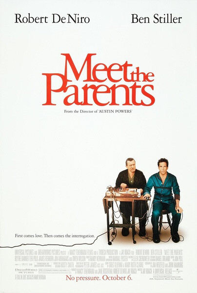 《拜见岳父大人》（Meet the Parents）是2000年美国的一部浪漫喜剧电影，由Jim Herzfeld和John Hamburg编剧，Jay Roach导演。主演是劳勃·狄尼洛和本·斯蒂勒。这部电影在后来拍摄了续集。