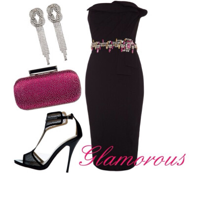 A Glamorous Wiggle Dress Weekend Look