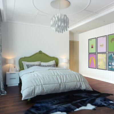 现代波普艺术风 卧室