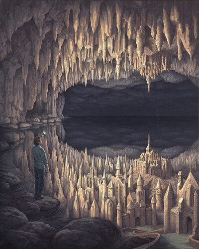 Rob Gonsalves的创意错觉绘画