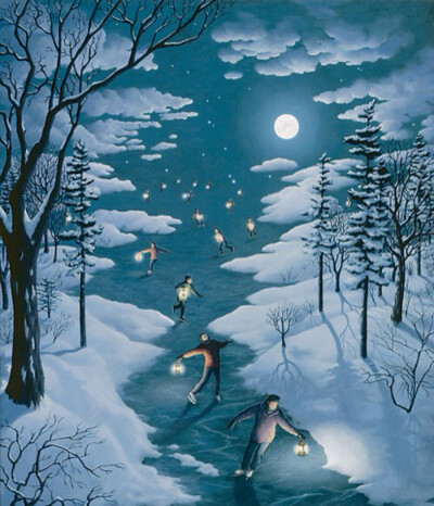 Rob Gonsalves的创意错觉绘画