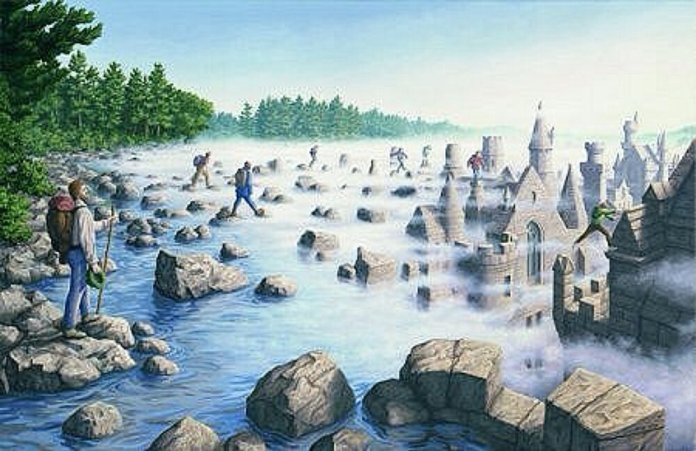 Rob Gonsalves的创意错觉绘画