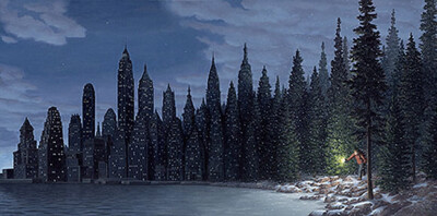 Rob Gonsalves的创意错觉绘画