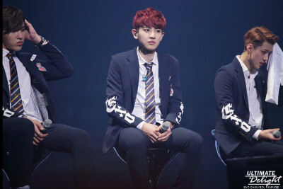 #灿烈#exo#壁纸#皮肤140415 EXO Comeback Showcase\ (ง •̀_•́)ง [高清图点击][出处见logo]