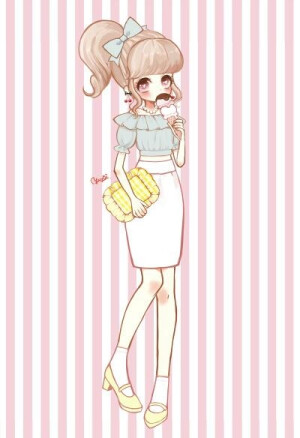 插画手绘 二次元 美女 动漫 萌 壁纸