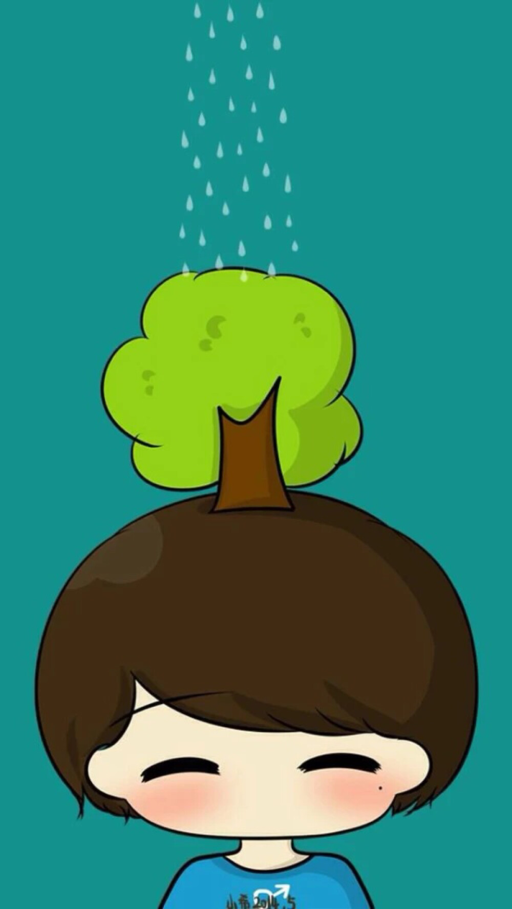 彼岸花。IPhone壁纸，小希，套图，手绘，卡通。