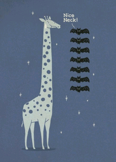 脖子长长萌萌哒