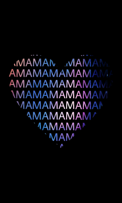 MAMA 第一张迷你专辑 心形文字壁纸