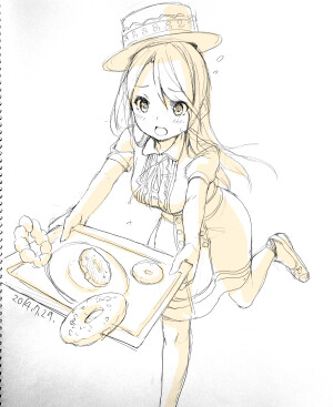 手绘 插画 线稿 手稿 黑白素材