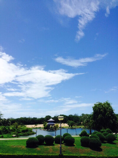 听说 三亚 一个被上帝眷顾的城市 有着浪漫的传说 浪漫的海滩 浪漫的空气 ，上帝把所有的浪漫都给了它。于是我就迫不及待的想去感受下那样的生活 ~~