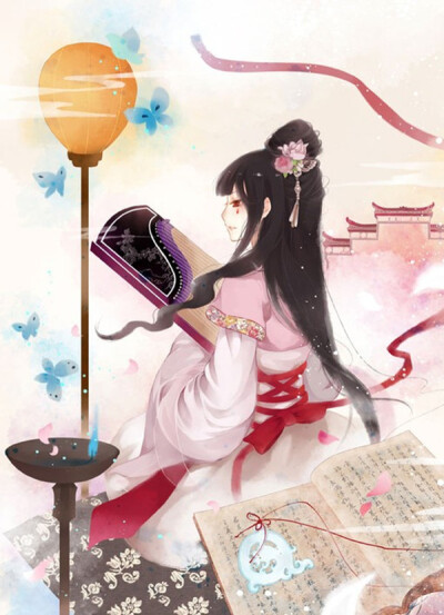 「 呀呀绘 」.念君生别天一方。